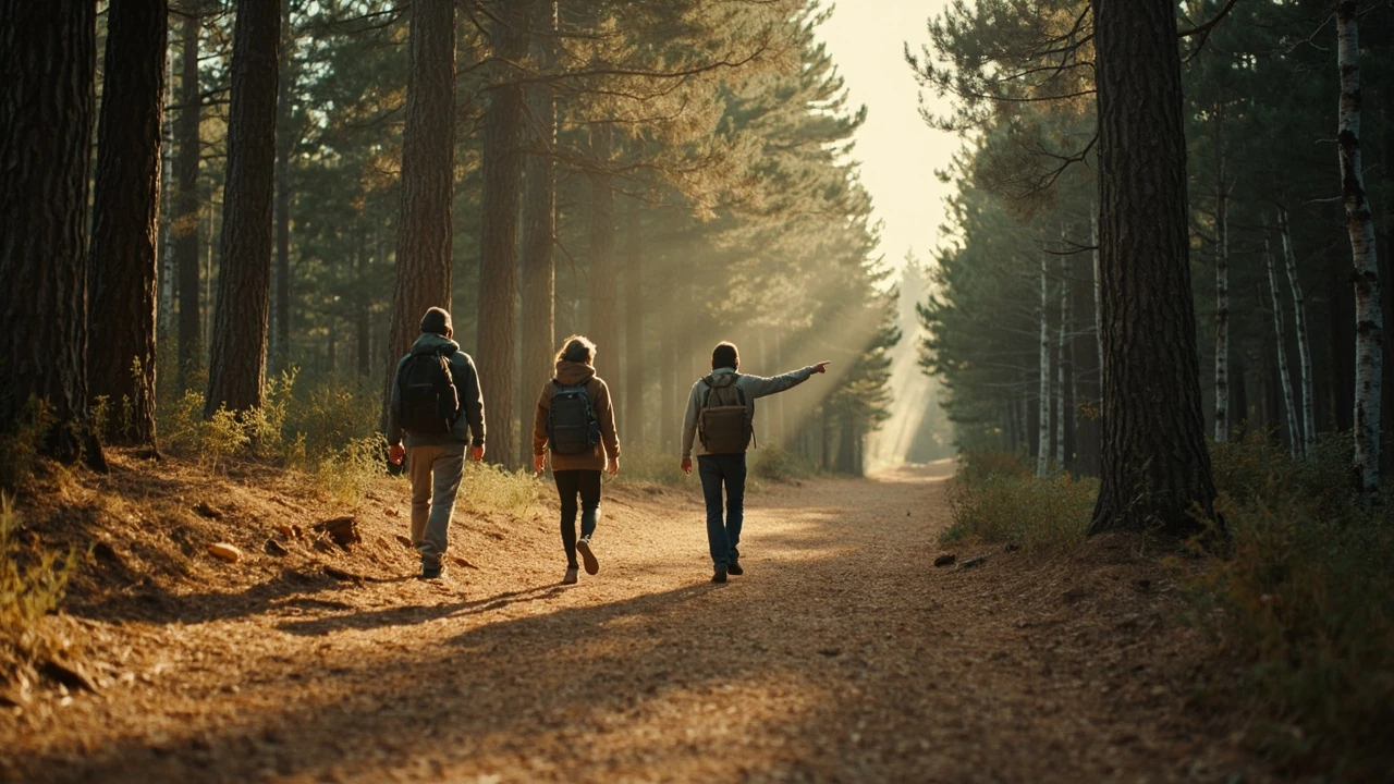 Forest escapes: how to plan a focused day out in the woods editorial illustration