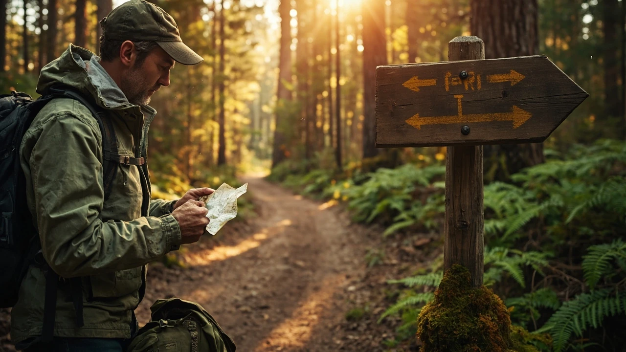 Hiking trails near me: how to choose a route you’ll actually enjoy editorial illustration