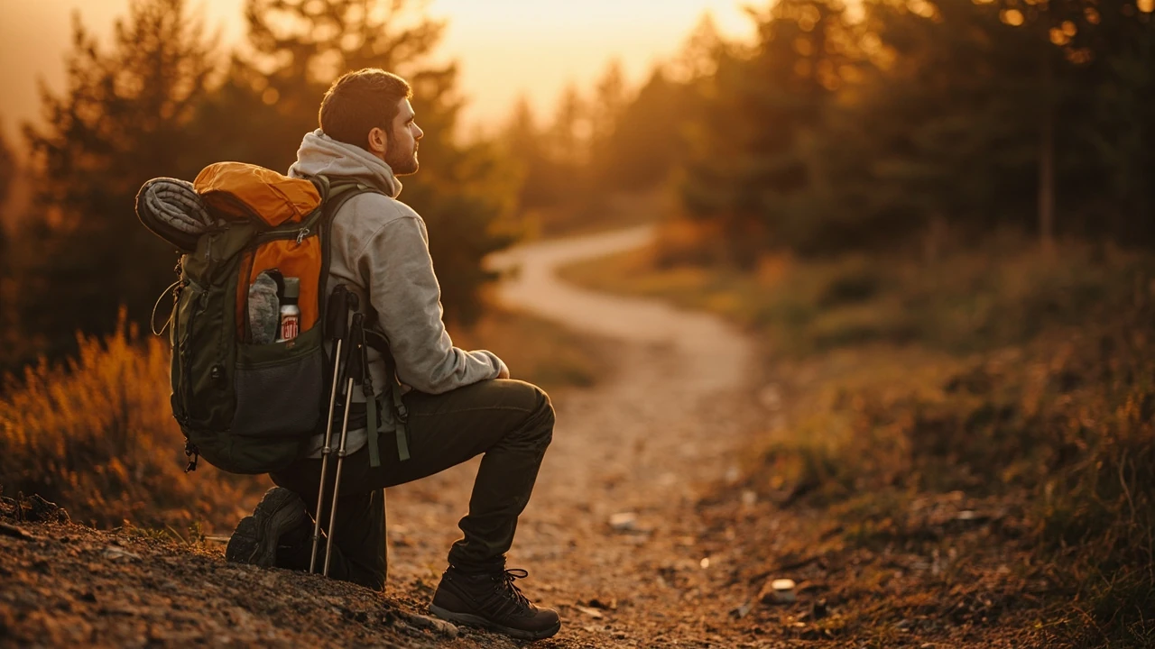 Travel backpack: how to choose one that actually carries what you need editorial illustration