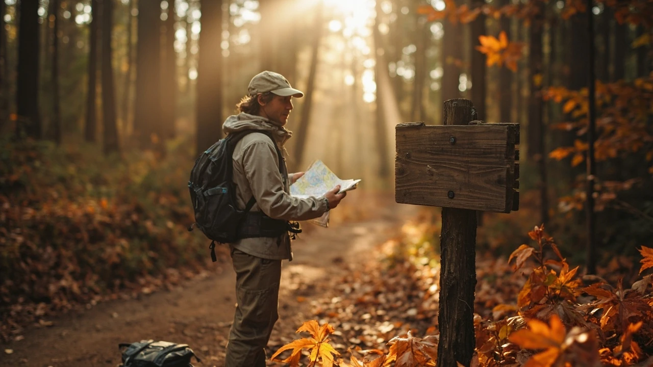 Walking trails near me: how to find a route that actually suits you editorial illustration
