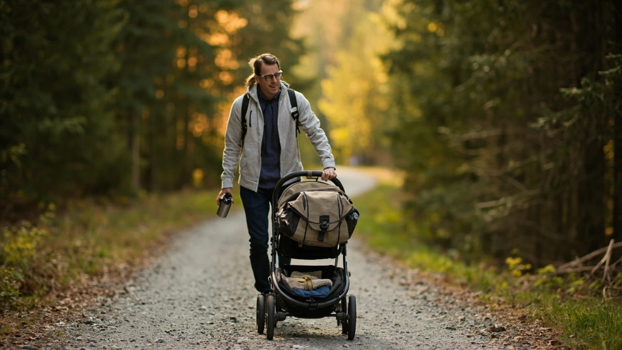 Best stroller travel systems for active families editorial illustration