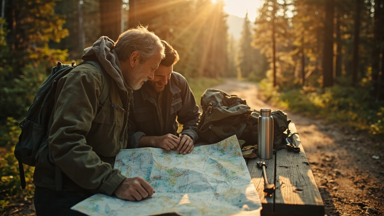 Overseas adventure travel: how to plan a trip that actually works editorial illustration
