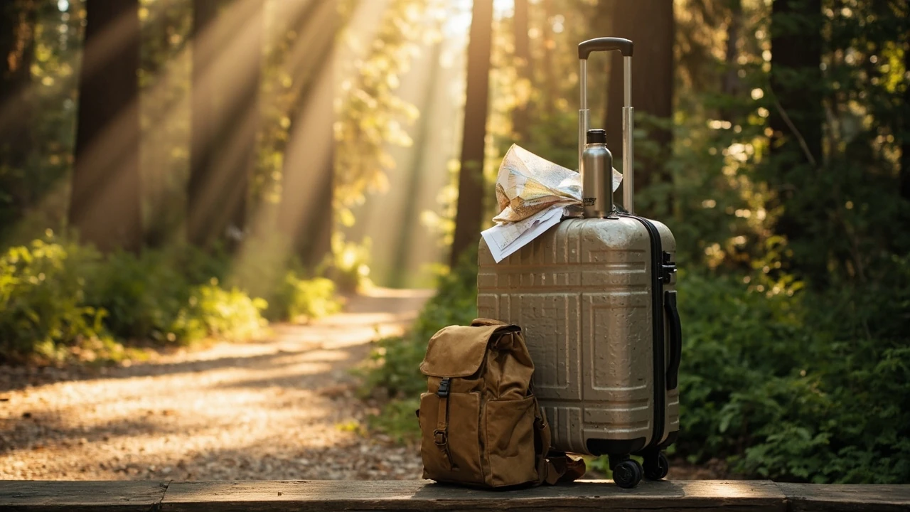 Beis Travel: What the Bag Brand Offers for Outdoor Days editorial illustration