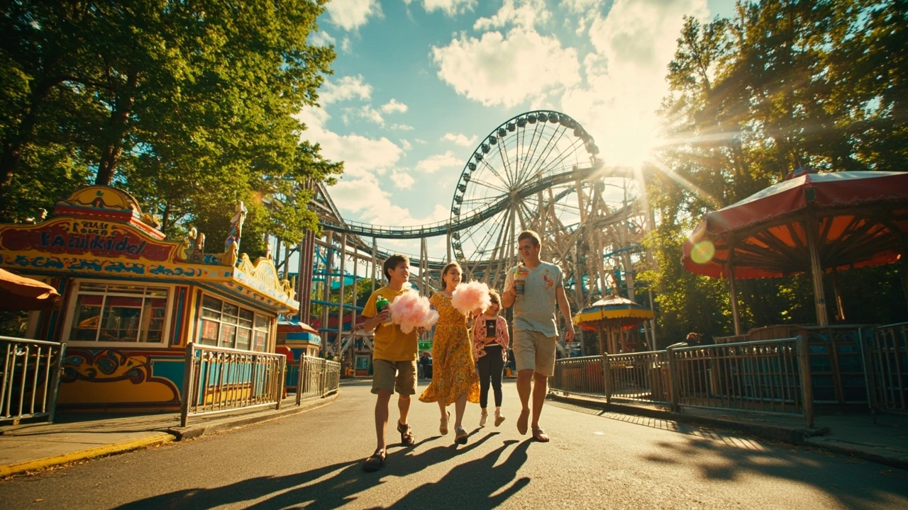 How amusement parks actually work: rides, safety, and what to expect editorial illustration
