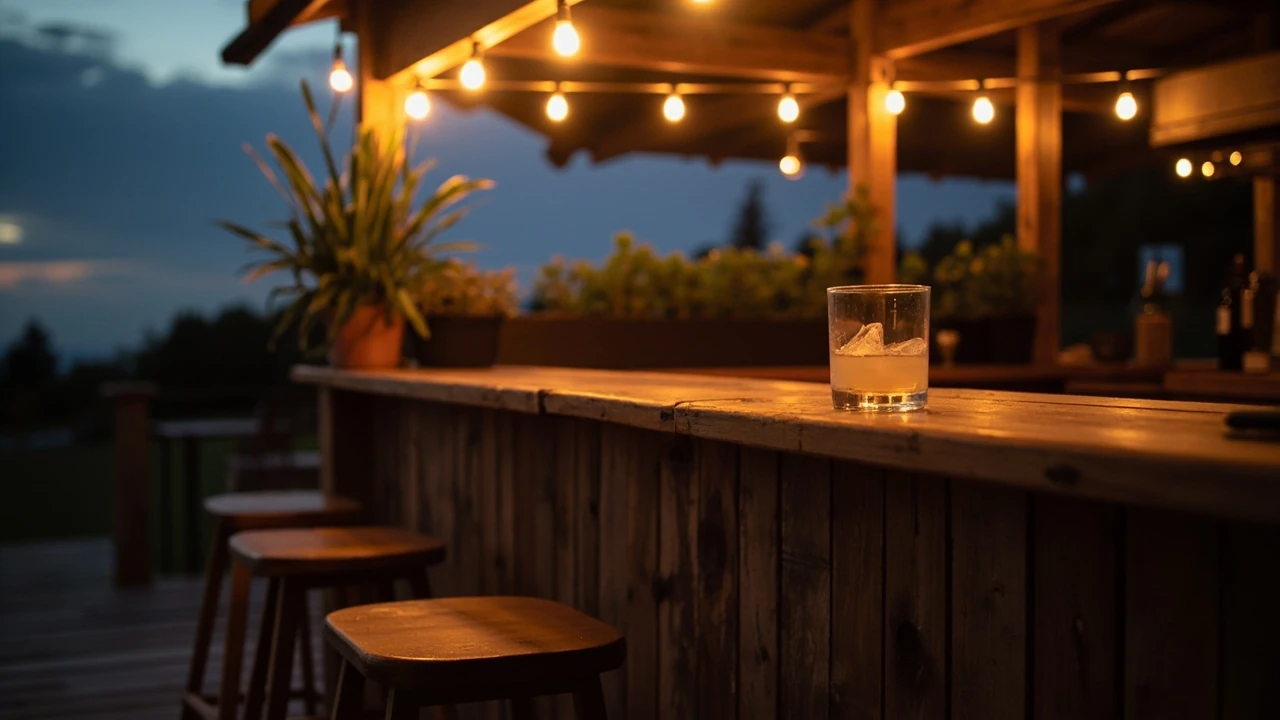 Outdoor bar ideas: design, layout, and practical choices editorial illustration