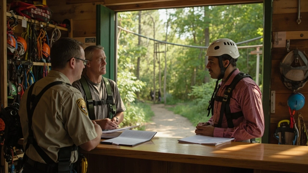 What to ask about zipline weight limits before you book a tour editorial illustration