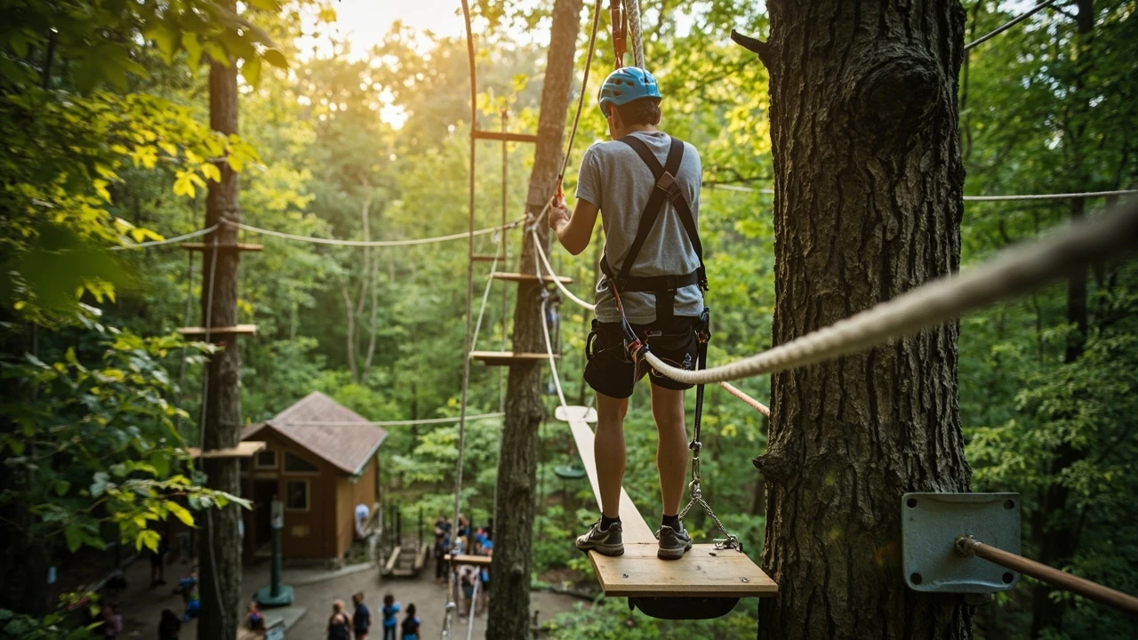 How long does a high ropes course usually take? A practical timing guide editorial illustration