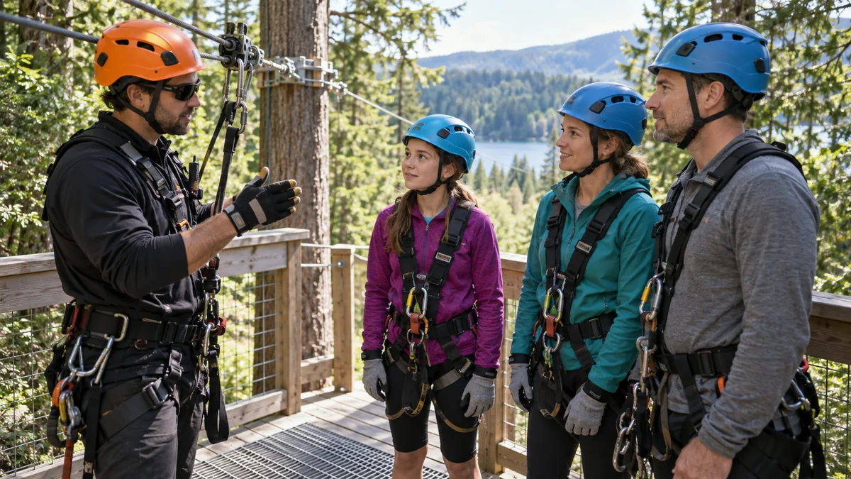 Zipline age requirements: a practical guide for riders and parents editorial illustration